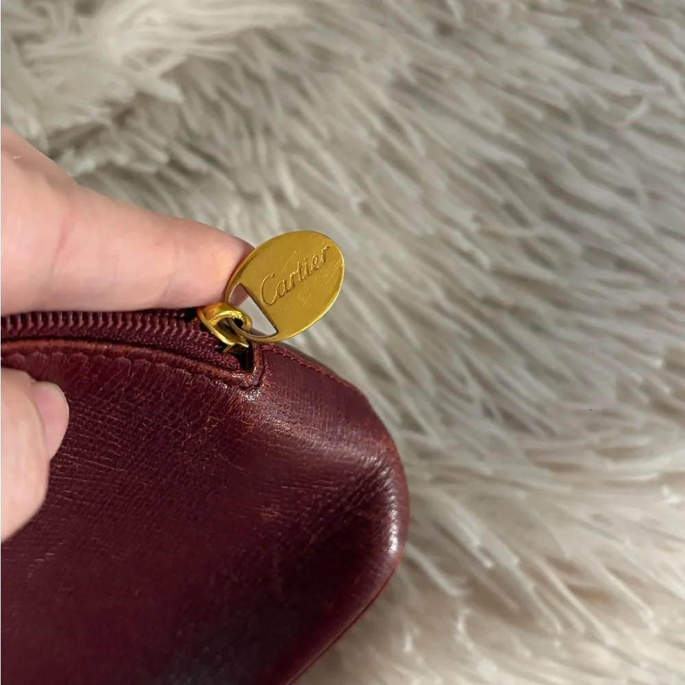 Vintage Authentic Cartier Must Cosmetic Pouch - Picture 2 of 7